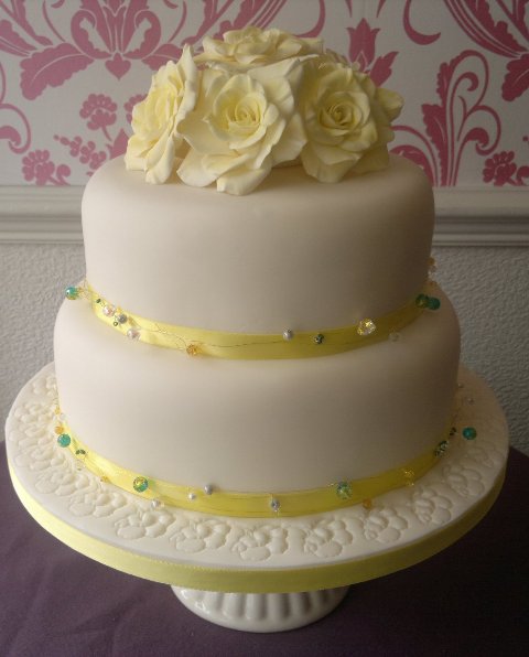 Two Tier Wedding  Cakes  Too Nice to Slice