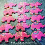 Iced Elephant Cookies 