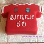 Football kit shirt Cake