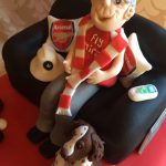 Arsenal fan birthday cake