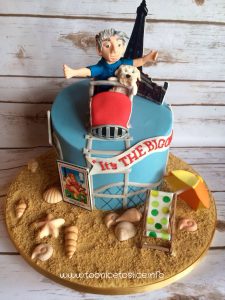 Blackpool, tower,roller coaster & beach cake