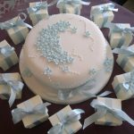 Pastel Blue Cake & Favours Lytham St Annes