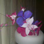 Denise - Orchids Wedding Cake