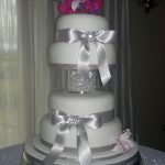 Denise - Orchids Wedding Cake