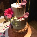 Gold Drip 70th Birthday Cake