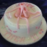 Ballet shoes & blossom cake