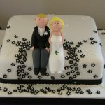 Black & White Wedding Cake Lytham St Annes