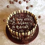 Chocolate cigarello cake 1