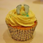 Christening cupcake