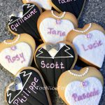 Bride & Groom Cookie Favours