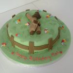 Cute pony 8inch round Vanilla Sponge£35 Chocolate £40