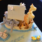 Noah's Ark Christening Cake