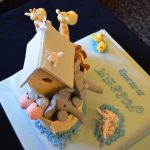 Noah's Ark Christening Cake