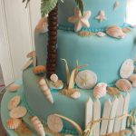 Florida Beach Wedding Cake