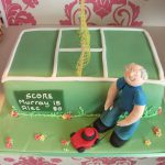 Lawn tennis cake