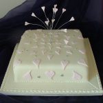 Hearts Wedding Cake LythamSt Annes