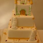 Fairy tale Castle Wedding Cake - Lytham St Annes
