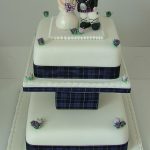 Tartan Wedding Cake 