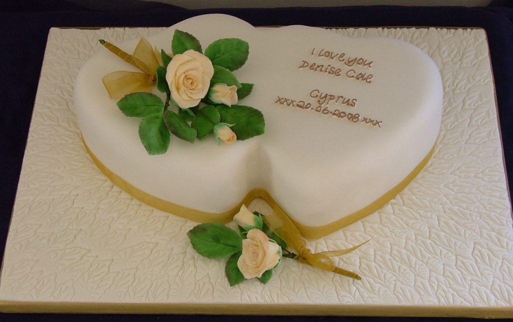 Single tier wedding cakes