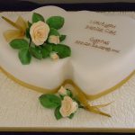 Double Hearts Wedding Cake Lytham St Annes