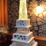 Eiffel Tower Wedding Cake Tower Wedding Cake With Fireworks 