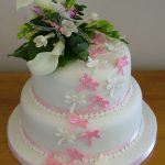 Dragonfly wedding cake, Lytham St Annes, Lancashire