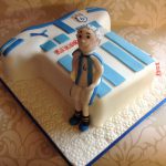 Football shirt birthday cake
