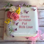 Pretty Flowers Birthday Cake