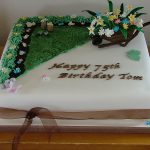 Gardening birthday cake