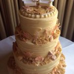 Gemma Beach themed wedding cake