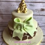 Giraffe Christening Cake 