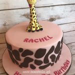 Giraffe Birthday Cake 
