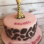 Giraffe Birthday Cake 