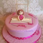 Gymnast Cake