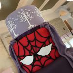 Hidden tier wedding cake - Spiderman