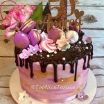 Chocolate Drip Birthday Cake