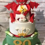 Welsh Dragon Birthday Cake 