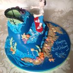 Kite surfing birthday cake