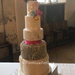 5 tier wedding cake