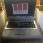 Laptop birthday cake