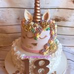 Unicorn 18th Birthday Cake