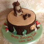 Squirrel Birthday cake