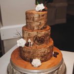 Tree Bark Wedding Cake