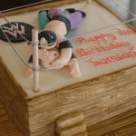 Wrestling Birthday Cake