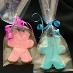 Gift Wrapped Baby Shower or Christening Cookies Teddy Bear
Pink or Blue