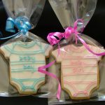 Gift Wrapped Baby Shower or Christening Cookies
Pink or Blue Baby Grow Baby Onesie