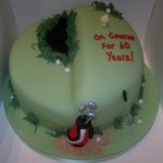 Golf birthday cake