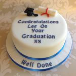 Gradutation birthday cake