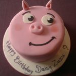 Animal Face Birthday Cake
